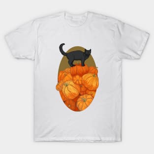 Pumpkin Cat T-Shirt